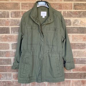 Old Navy Utility Jacket, Olive Green, Small